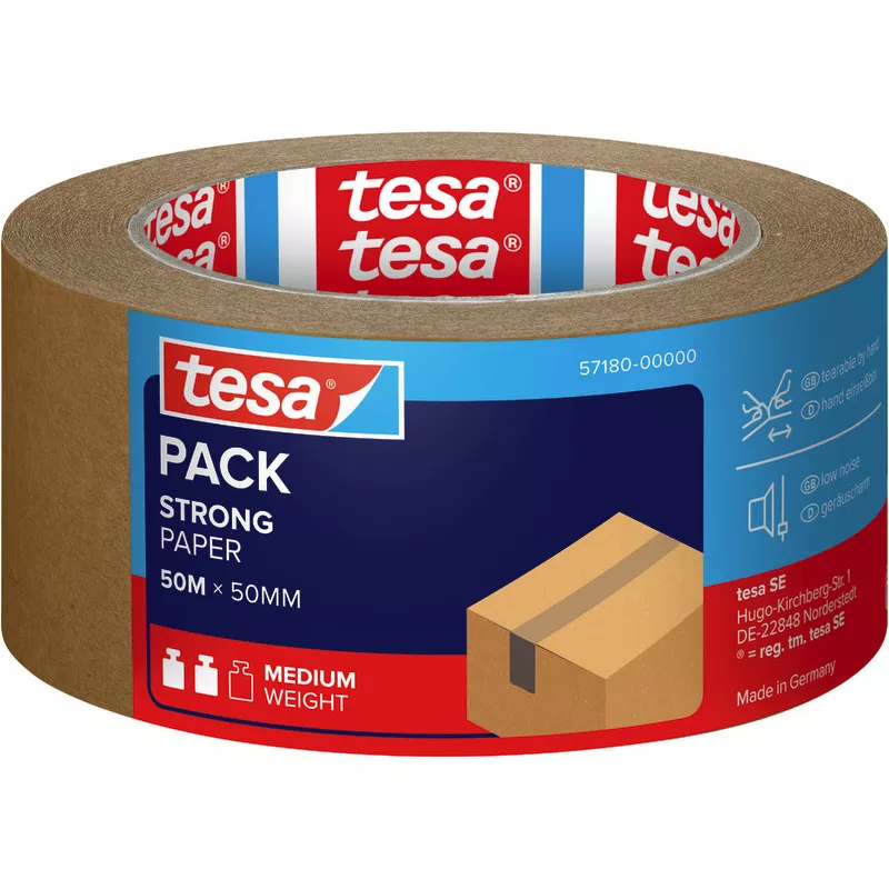 STRONG PAPER - Paketband aus Papier, 50 mm x 50 m