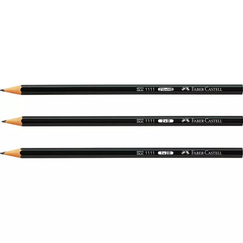 FABER-CASTELL Bleistift 1111, Packung: 12 Stück
