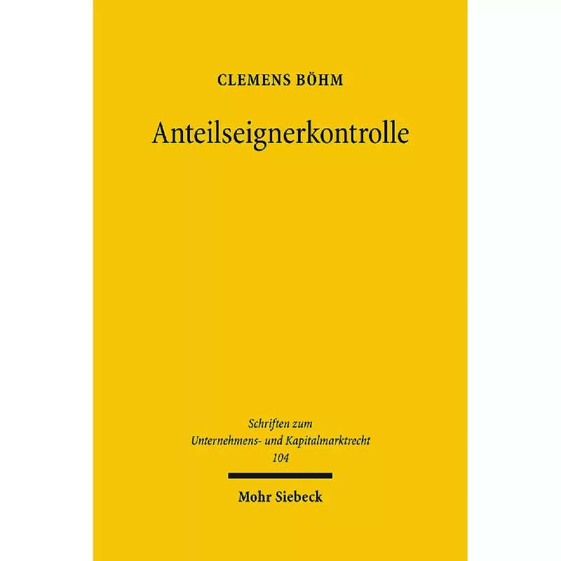 Anteilseignerkontrolle