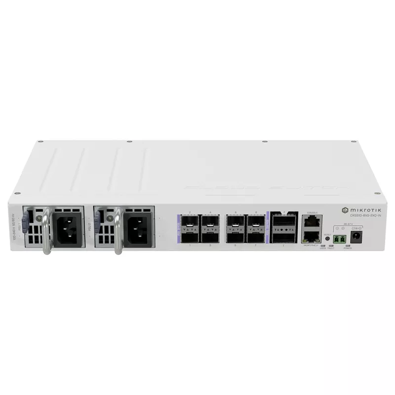 10P Mikrotik CRS510-8XS-2XQ-IN QSFP28 M