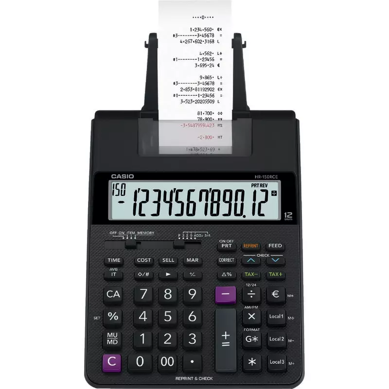CASIO Tischrechner HR-150 RCE