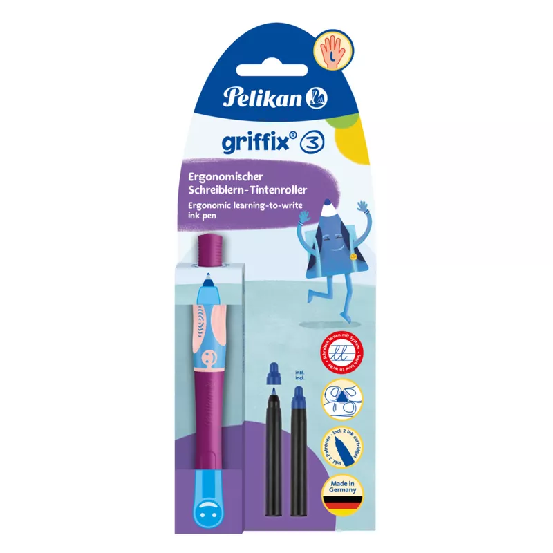 Tintenroller griffix®, Linkshänder, sweet berry PELIKAN 300009721