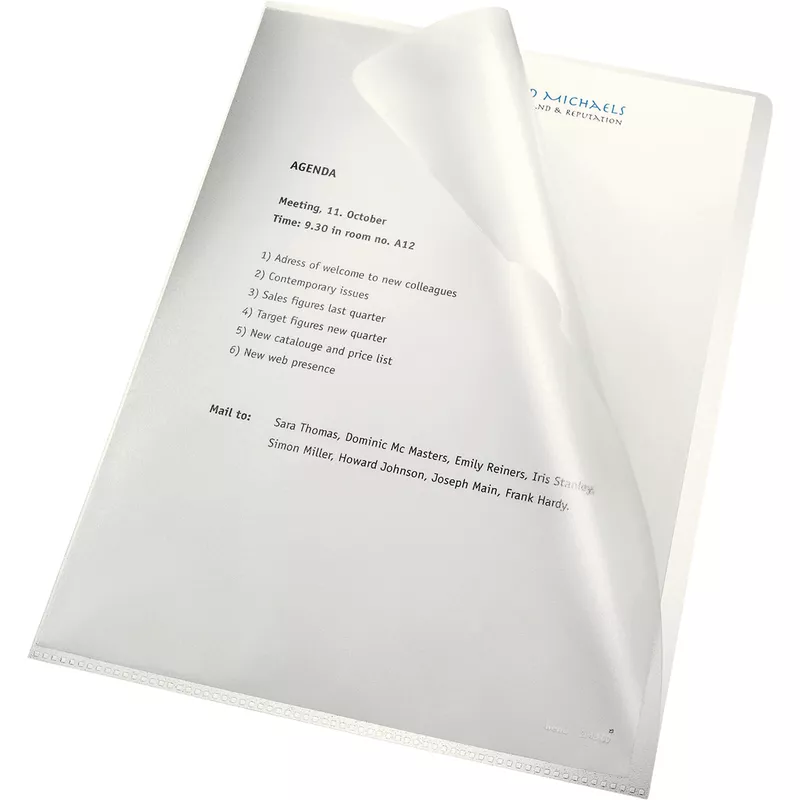 Bene Sichthülle A4 80mic PP farblos 100 St.