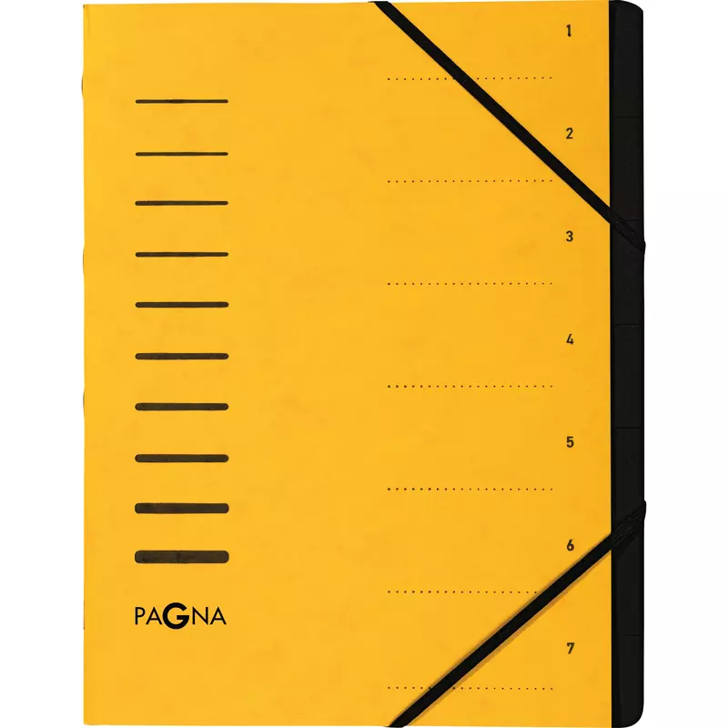 Pagna Ordnungsmappe 7Fächer Pressspan ge