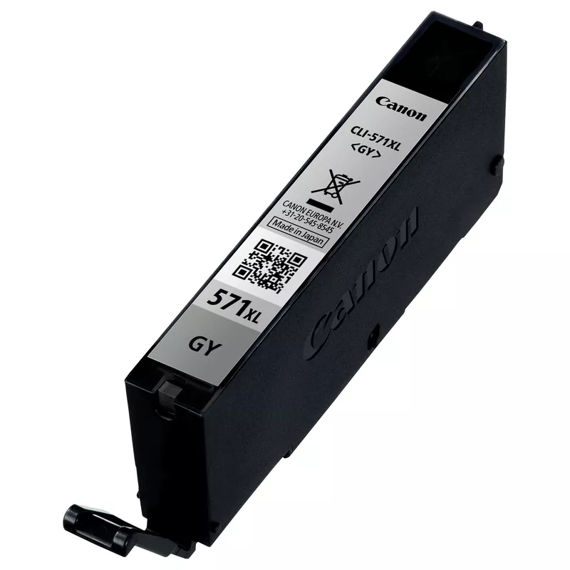 Canon Tinte CLI-571XL 0335C001 Grau bis zu 289 Farbfotos gemäß ISO/IEC 29102