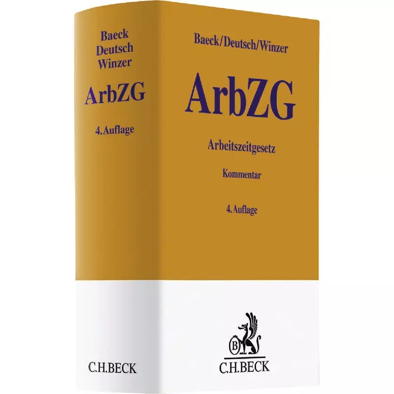Arbeitszeitgesetz: ArbZG