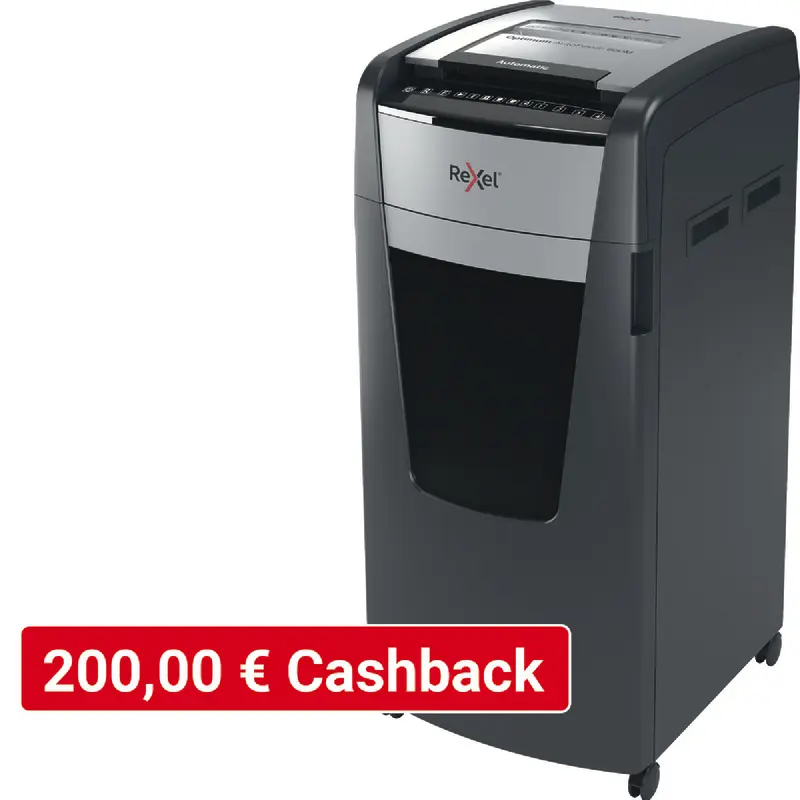 Rexel Aktenvernichter Optimum AutoFeed+ 600M, Sichherheitsstufe P-5