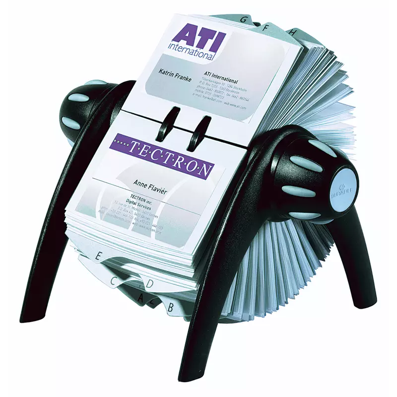 Durable Rollkartei VISIFIX FLIP Kunststoff sw