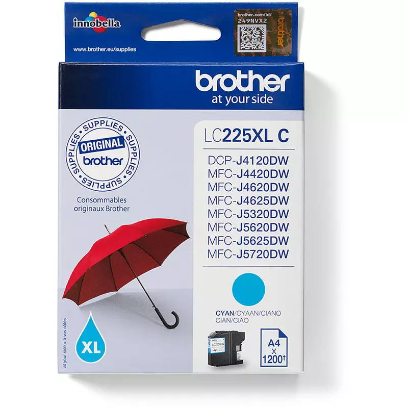 Brother LC-225XLC Cyan