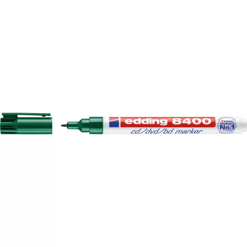 edding CD/DVD-Marker 8400 0,5-1mm Rundspitze gn