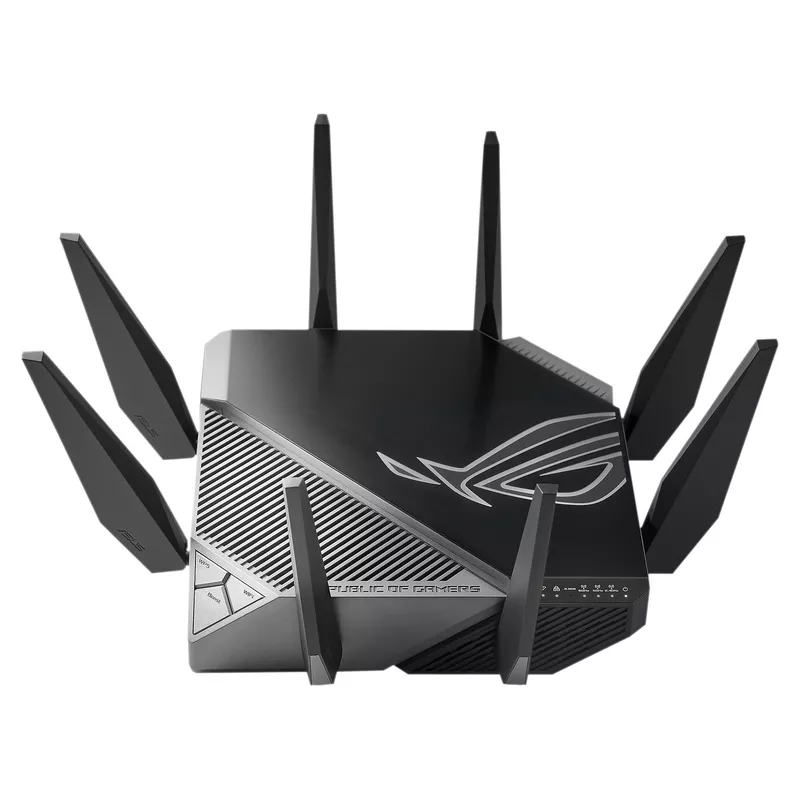 ASUS GT-AXE11000 WiFi-6E Gaming WLAN-Router (90IG06E0-MO1R00) [AiMesh, bis zu 11.000 Mbit/s, 6GHz Frequenzband, 2.5G WAN/LAN-Port]