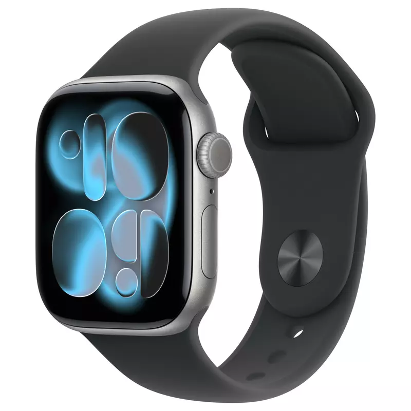 Apple Watch S11 Aluminium Cellular 42mm Space Grau (Sportarmband schwarz) M/L