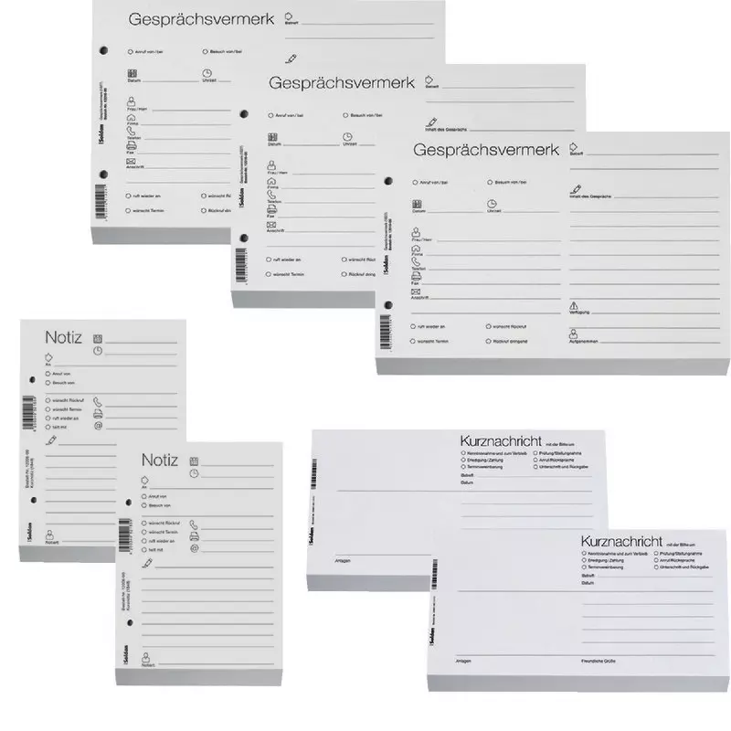 Spar-Set! SoldanPlus BASIC: 3 Blocks Gesprächsvermerk + 2 Blocks Notiz + 2 Packungen Kurznachricht