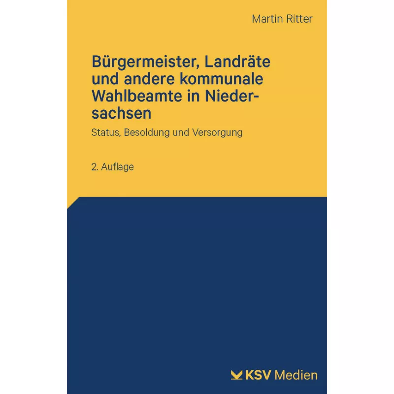 Bürgermeister, Landräte und andere kommunale Wahlbeamte in Niedersachsen