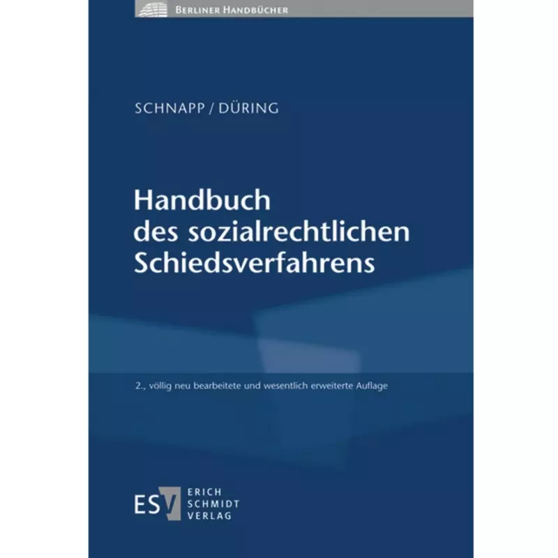 Handbuch des sozialrechtlichen Schiedsverfahrens