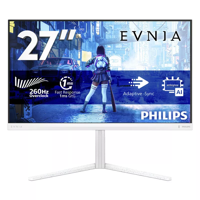 68,6 cm (27) 1920 x 1080 Pixel Philips 27M2N5201P/00 16:9 Full HD Fast IPS 1 ms 260 Hz HDR DisplayPort HDMI Pivot Height VESA