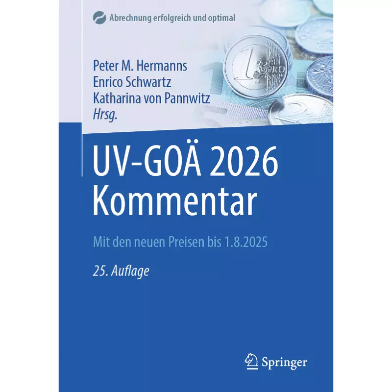 UV-GOÄ 2026 Kommentar