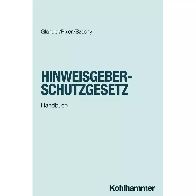 Hinweisgeberschutzgesetz
