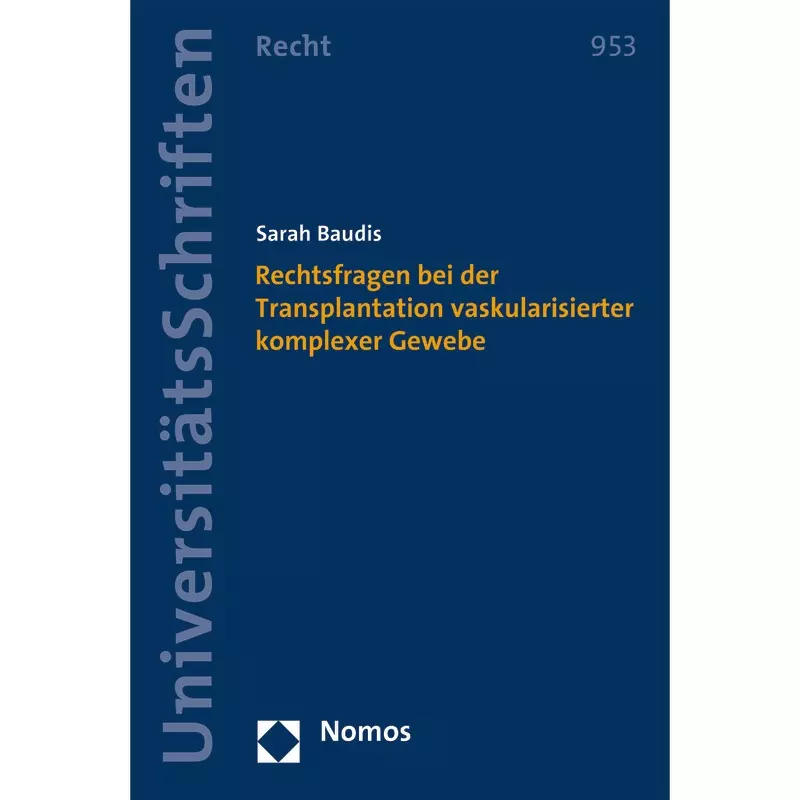Rechtsfragen bei der Transplantation vaskularisierter komplexer Gewebe