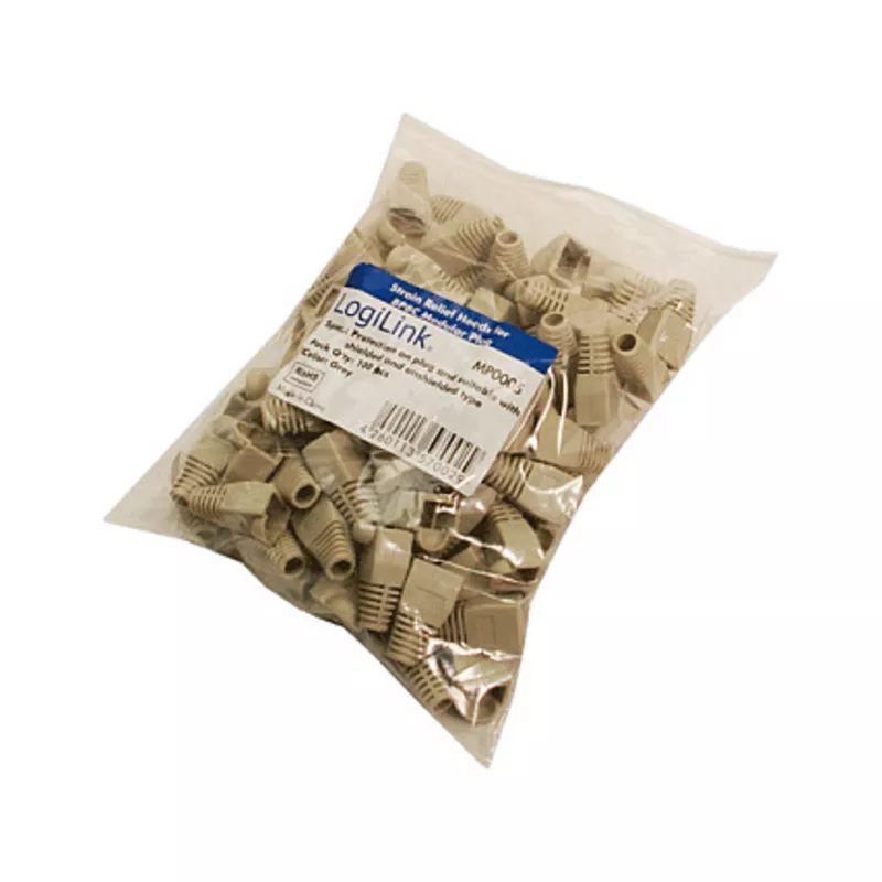 LogiLink Knickschutztülle Grau 100