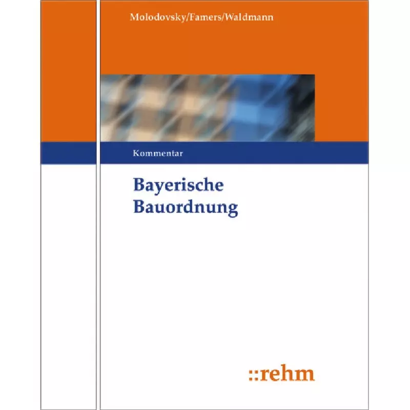 Bayerische Bauordnung - mit Fortsetzungsbezug