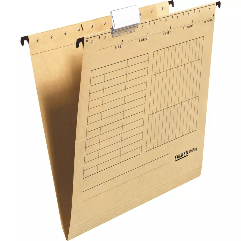 Falken Hängemappe A4 seitlich offen Kraftkarton br