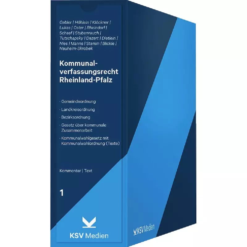Kommunalverfassungsrecht Rheinland-Pfalz - mit Fortsetzungsbezug