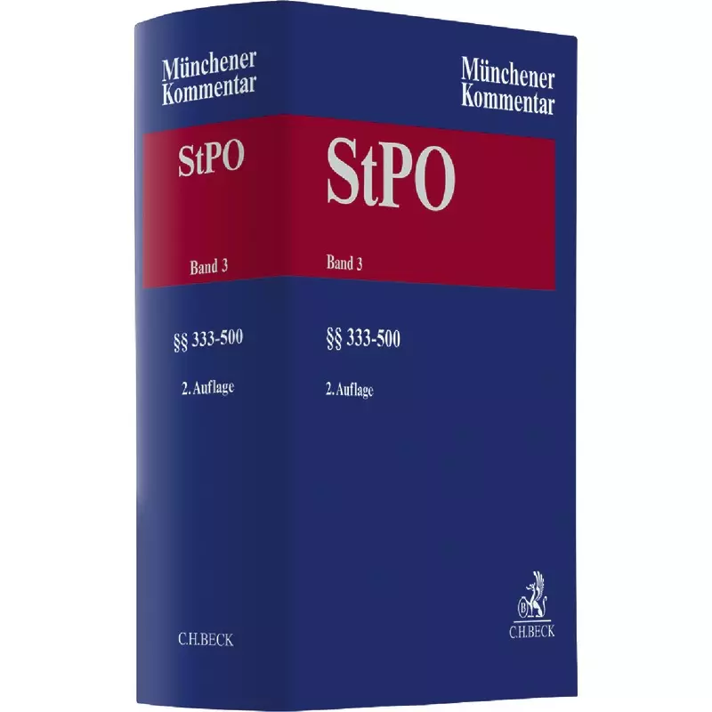 Münchener Kommentar zur Strafprozessordnung StPO Band 3