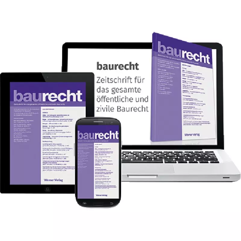Wolters Kluwer Baurecht - Zeitschrift online