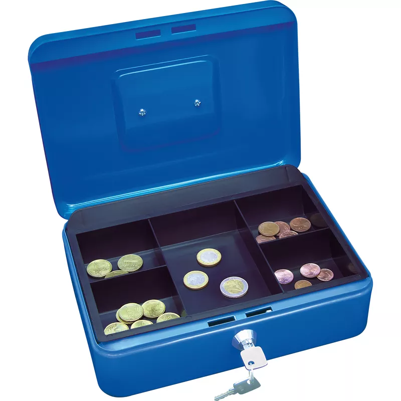 Wedo Geldkassette 25x18x9cm Größe 3 blau