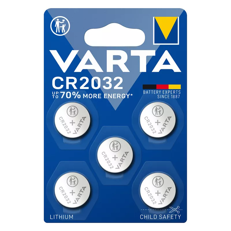 Batterie Knopfzelle CR2032 *Varta* 5-Pack