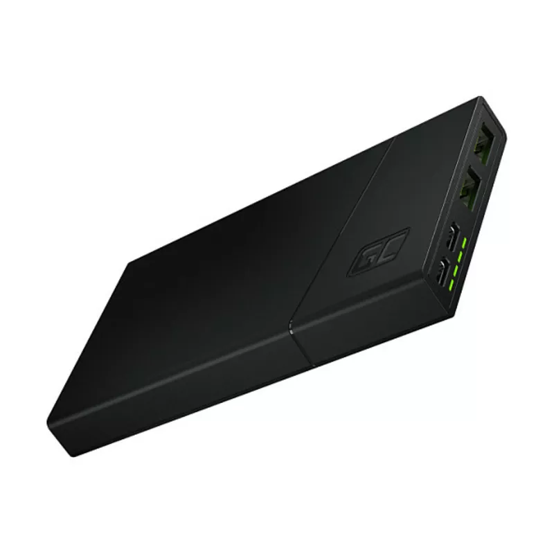 Green Cell Power Bank Green Cell GC PowerPlay10S 10000mAh with fast charging 2x USB Ultra Charge and 2x USB-C PD 18W