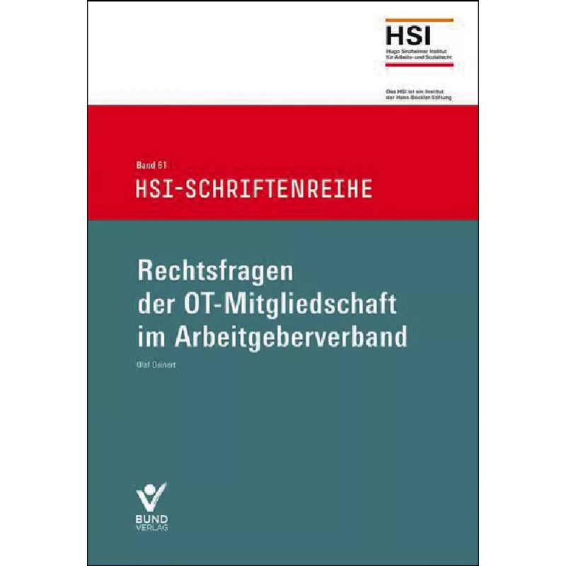 Rechtsfragen der OT-Mitgliedschaft im Arbeitgeberverband