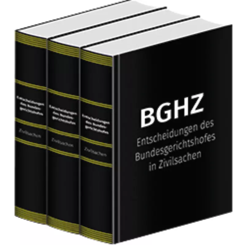 Wolters Kluwer BGHZ - Entscheidungssammlung des Bundesgerichtshofs in Zivilsachen