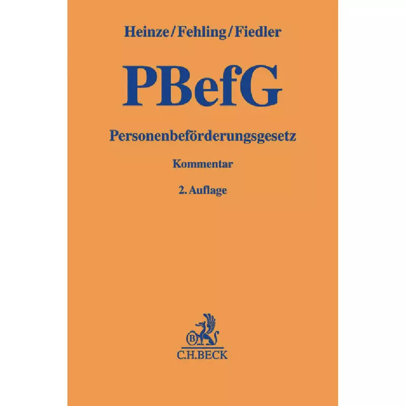 Personenbeförderungsgesetz (PBefG)