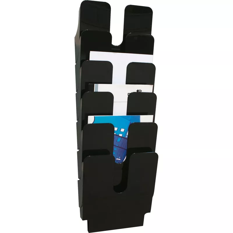 Durable Prospekthalter FLEXIPLUS A4 6Fächer sw