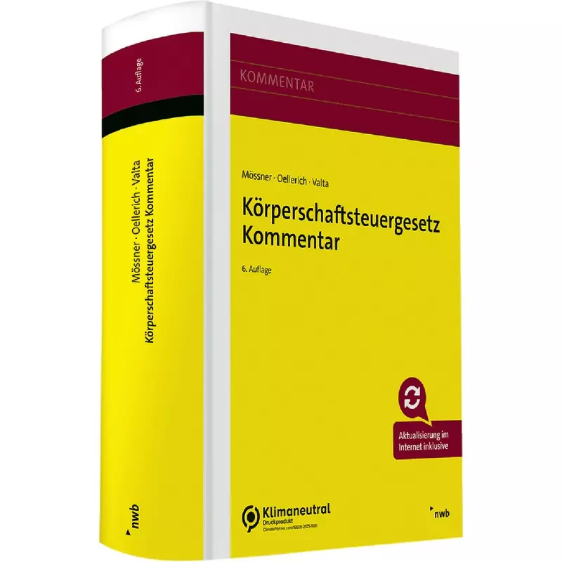 Körperschaftsteuergesetz Kommentar