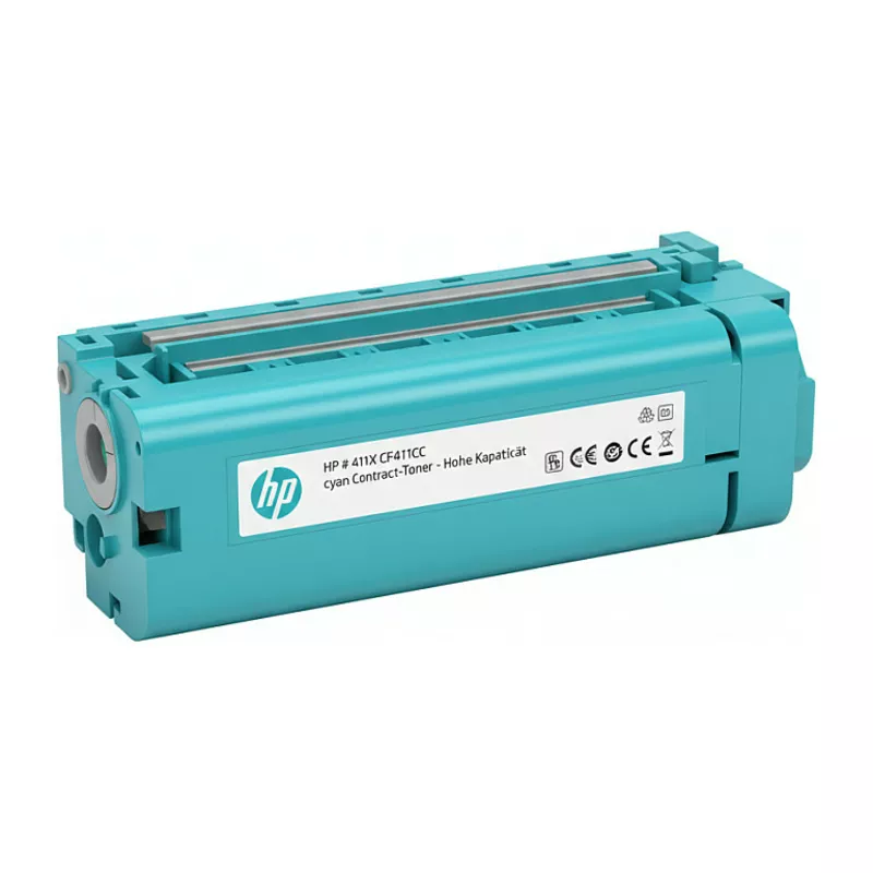 HP # 411X CF411XC cyan Contract-Toner - Hohe Kapazität