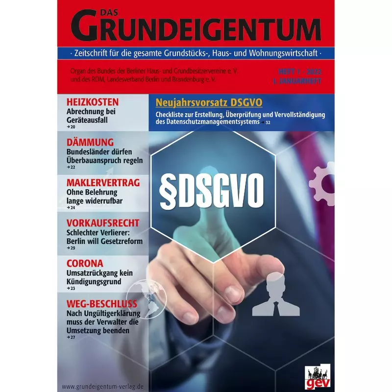 Das Grundeigentum  - Abonnement