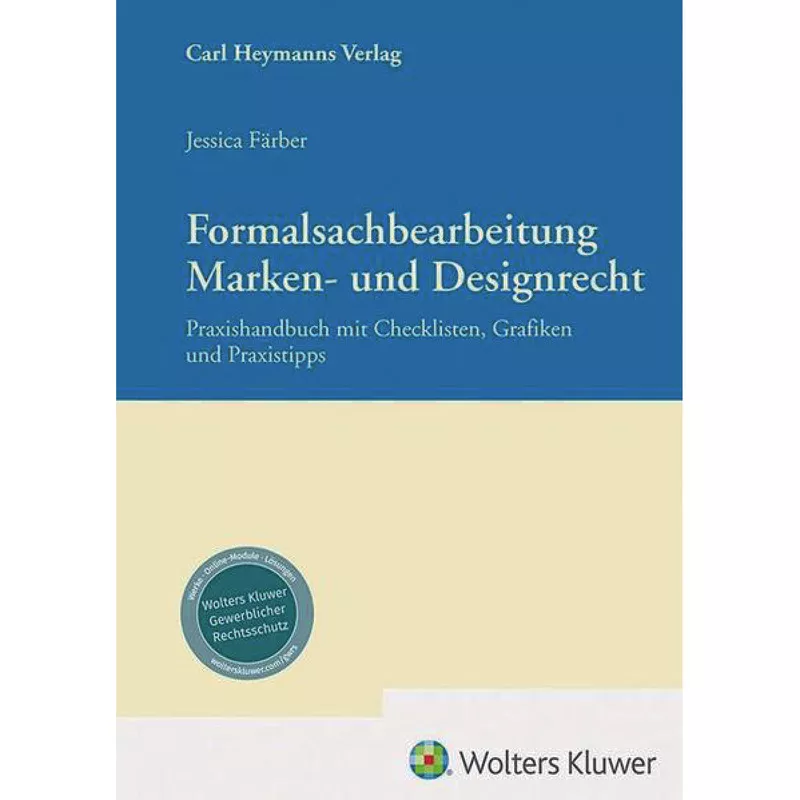 Formalsachbearbeitung Marken- und Designrecht