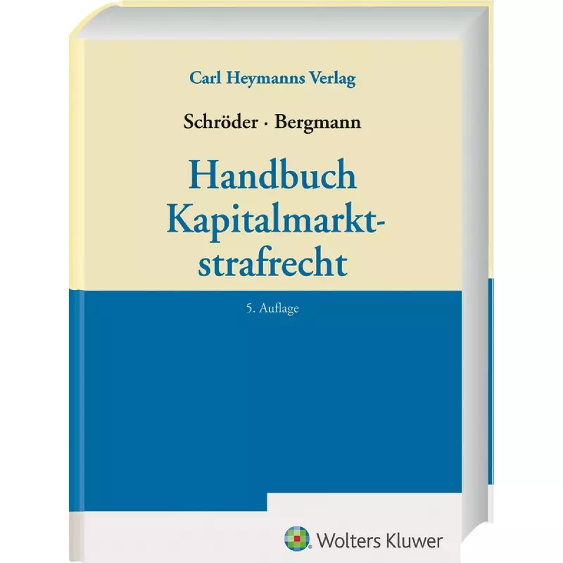 Handbuch Kapitalmarktstrafrecht