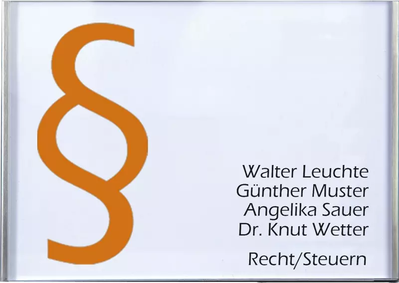 Sign Systems® Türschild LITE, 150 x 105 x 5 mm