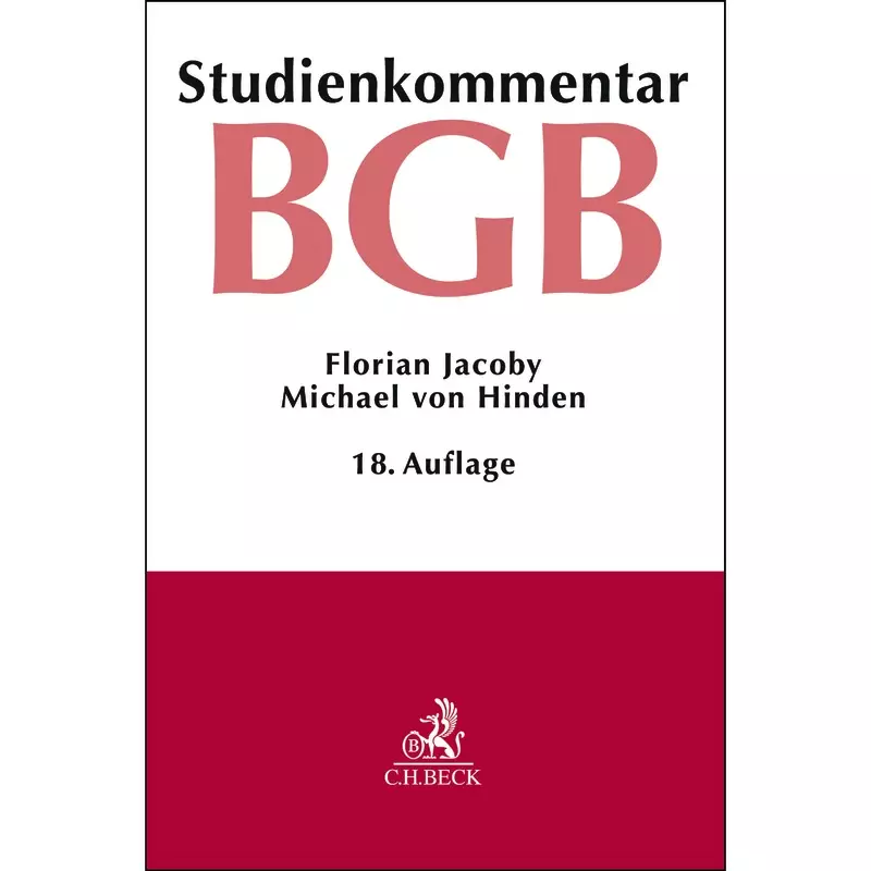 Bürgerliches Gesetzbuch: BGB