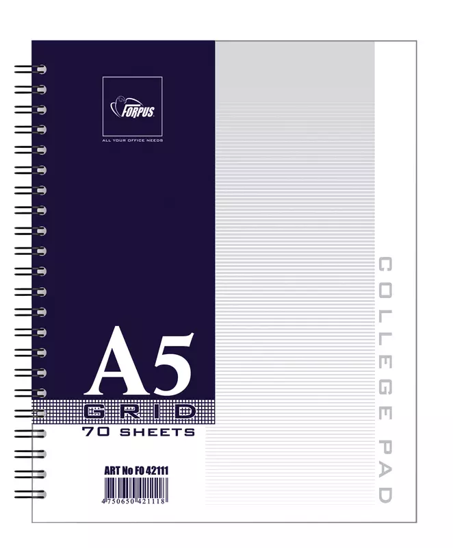 Collegeblock DIN A5, kariert