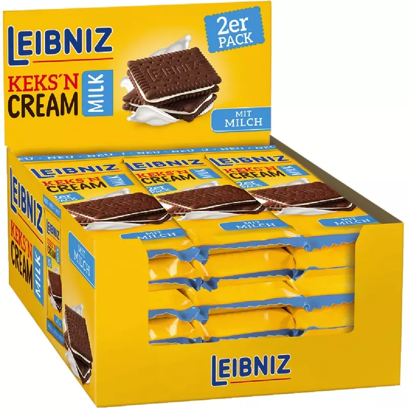 LEIBNIZ Keks’n Cream Milk, 18 Doppelpacks
