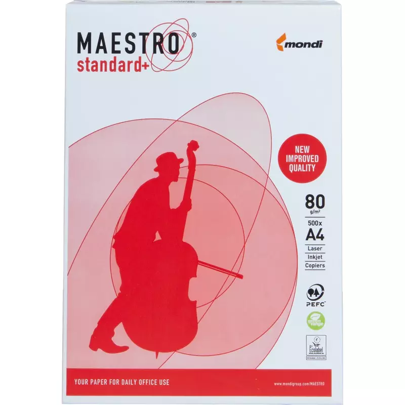 Kopierpapier MAESTRO standard+ DIN A4, 80 g/m²