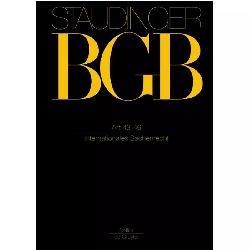BGB - Bürgerliches Gesetzbuch Art 43-46 EGBGB