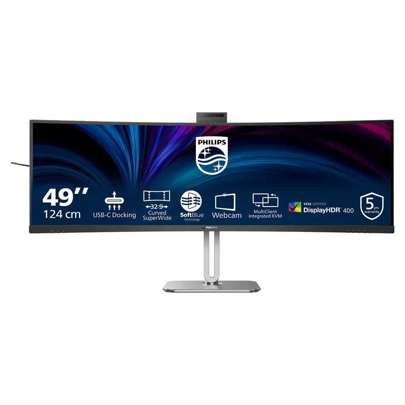 Philips 124.0cm(48.8) 49B2U6900CH 32:9 HDMI+DP+USB-C Curv. retail