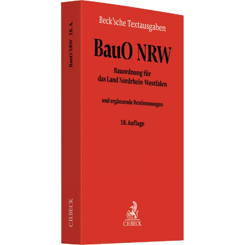 Bauordnung für das Land Nordrhein-Westfalen: BauO NRW