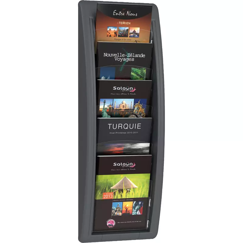 Paperflow Prospekthalter QUICK BLICK 5Fächer an